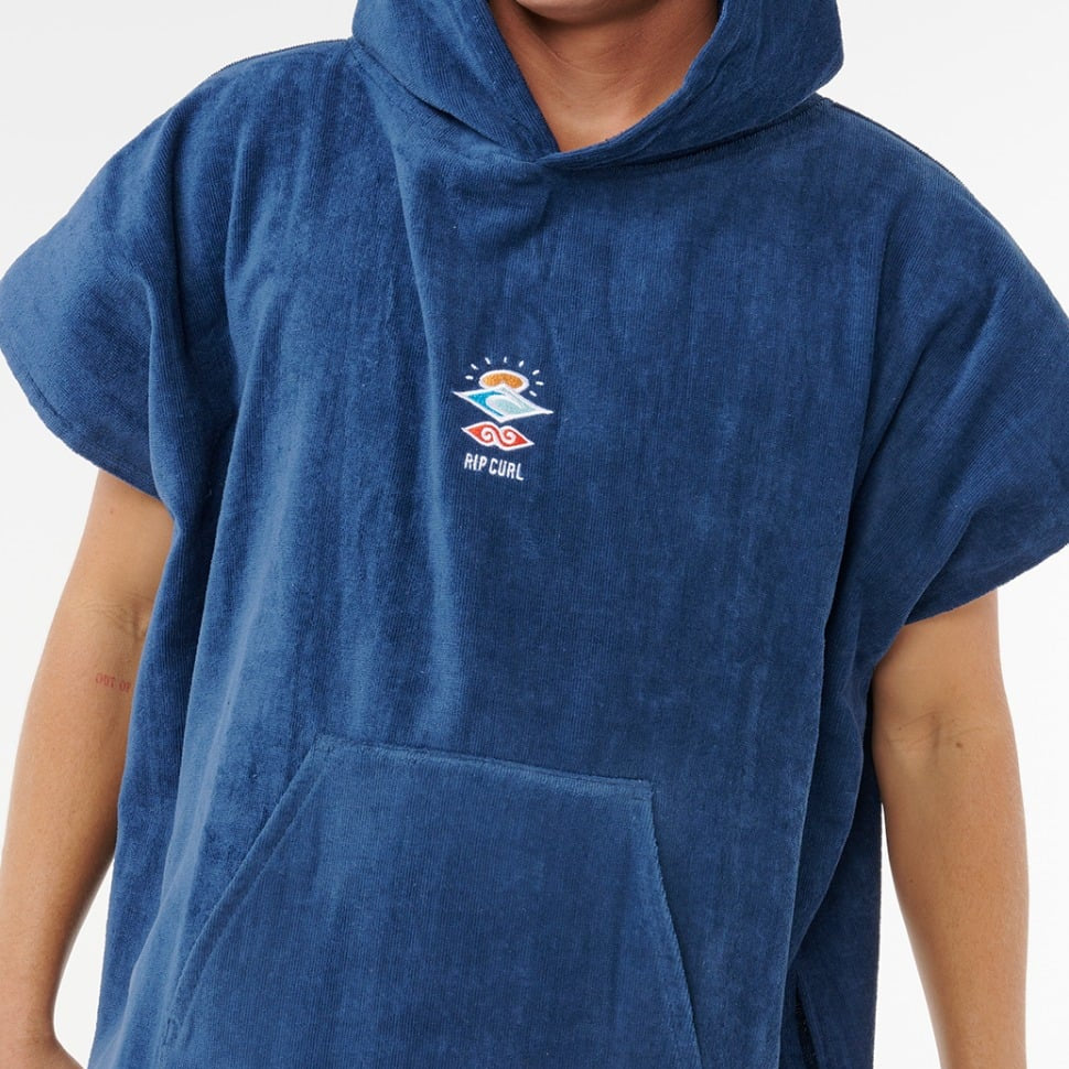 Rip Curl Logo Hooded Changing Towel - Navy