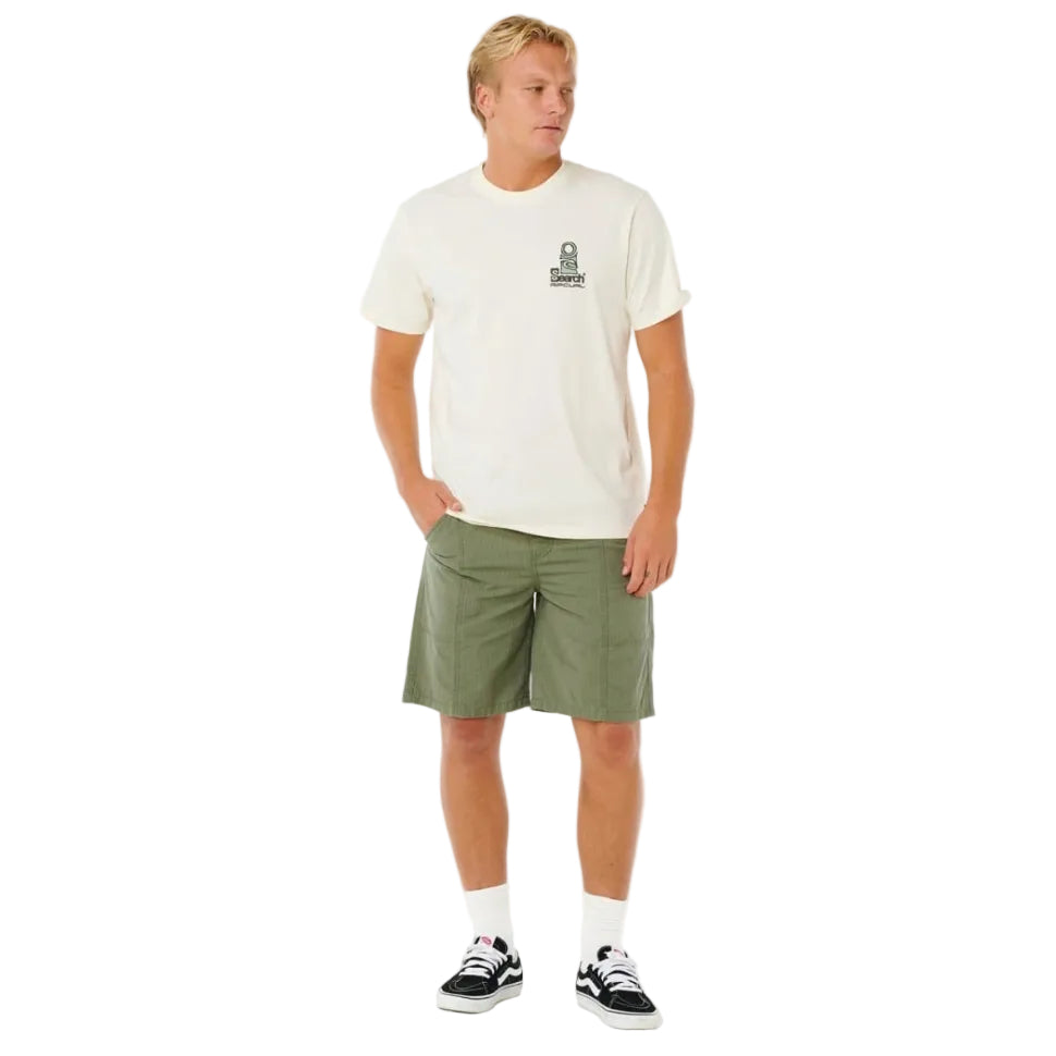 Rip Curl Vaporcool Search Stack Tee - Bone