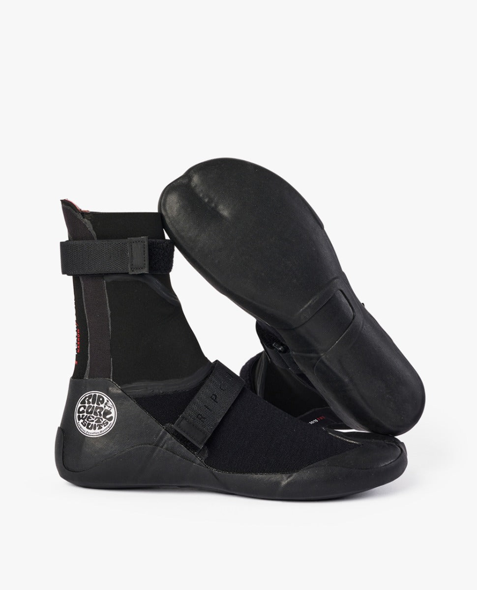 Rip Curl Flashbomb 3mm Hidden Split Toe Wetsuit Boots - Black