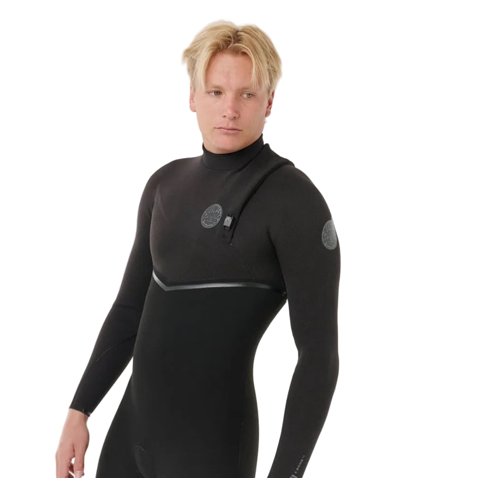 Rip Curl E-Bomb Zip-Free Long Sleeve 2mm Shorty 2026 - Black