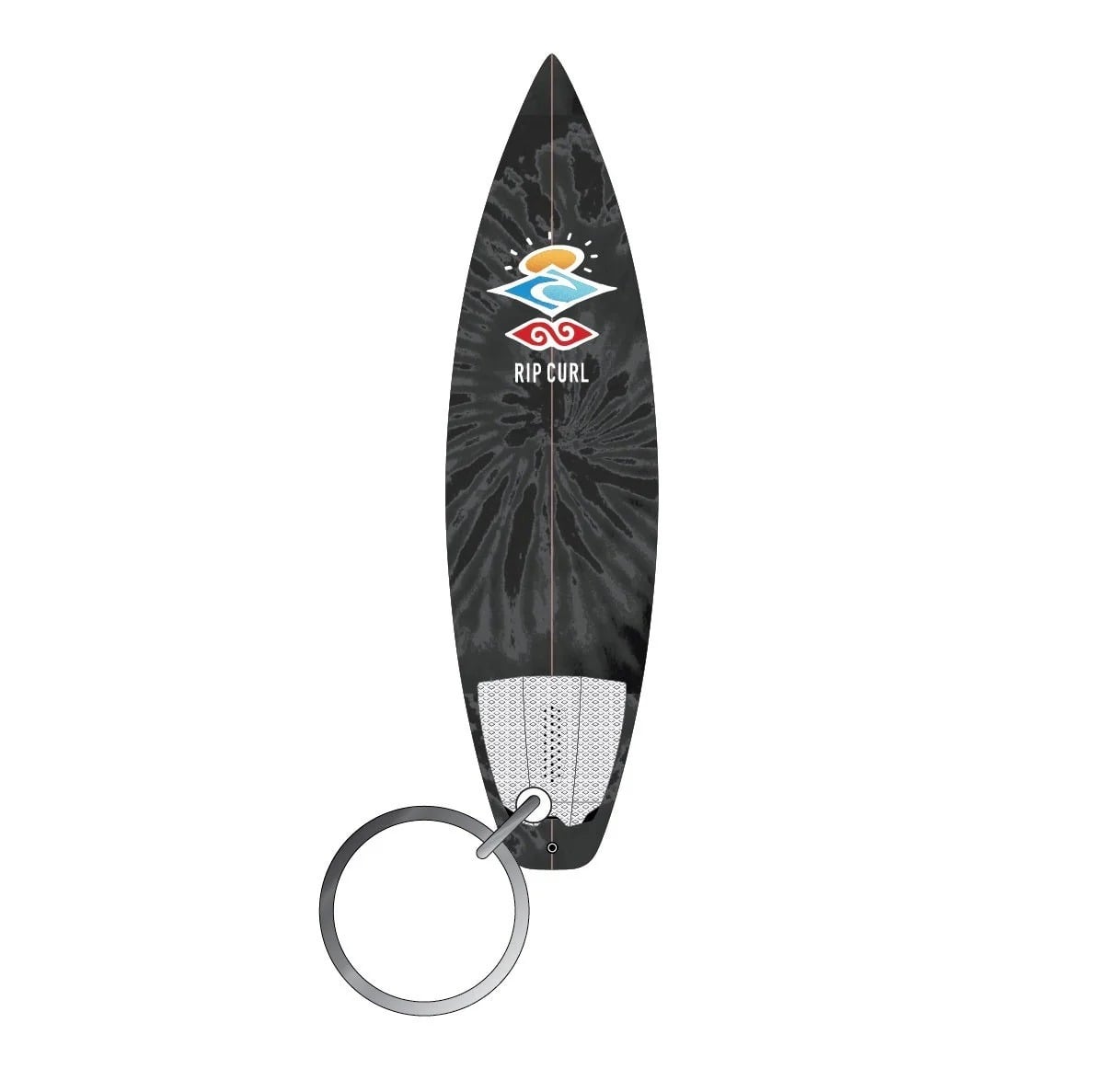 Rip Curl Surfboard Keyring - Black/Grey