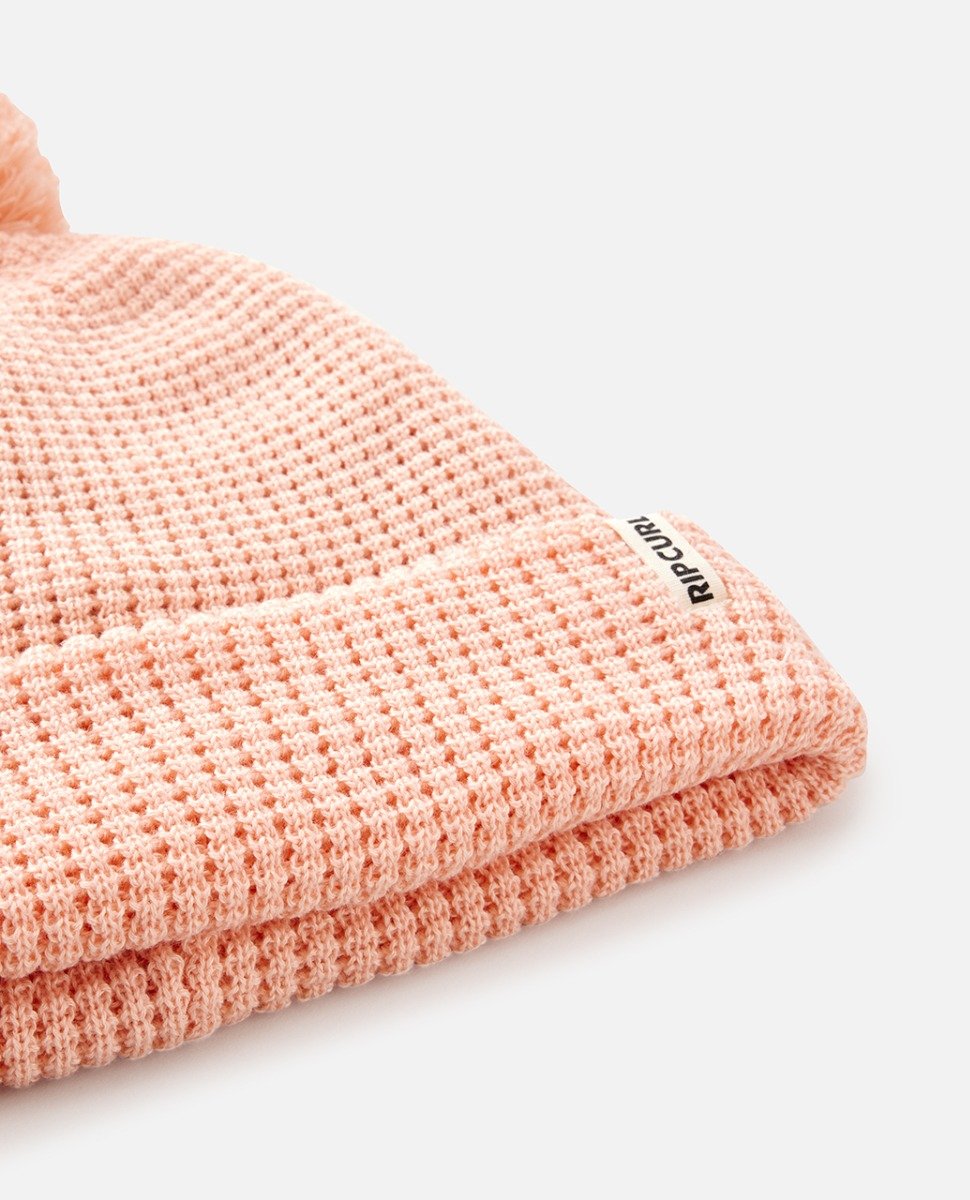 Rip Curl Anoeta Reg Pom Pom Beanie - Faded Rose