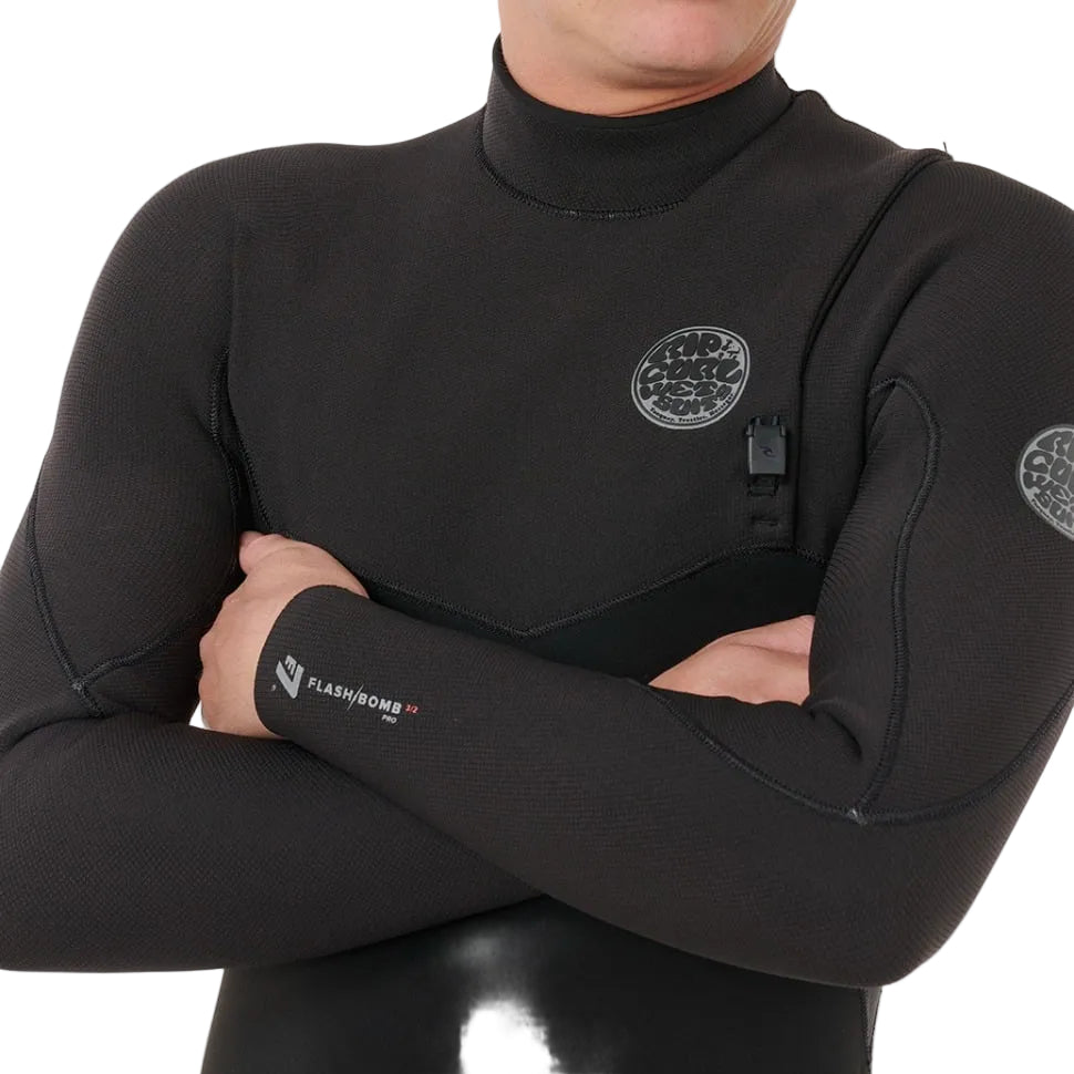 Rip Curl Flashbomb Pro Zip-Free 5/3mm Winter Wetsuit 2026 - Black