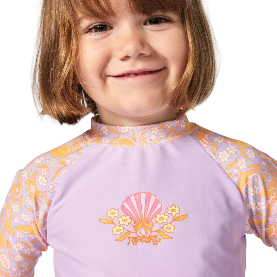 Rip Curl Rainbow Tide Girls Long Sleeve Set - Multi