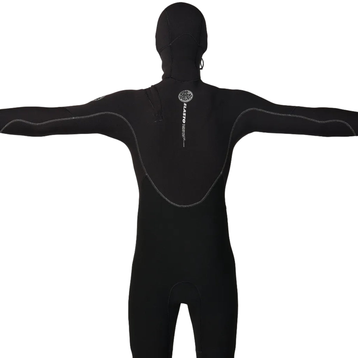 Rip Curl Mens Elasto Hooded 5/4mm Winter Wetsuit 2026 - Black