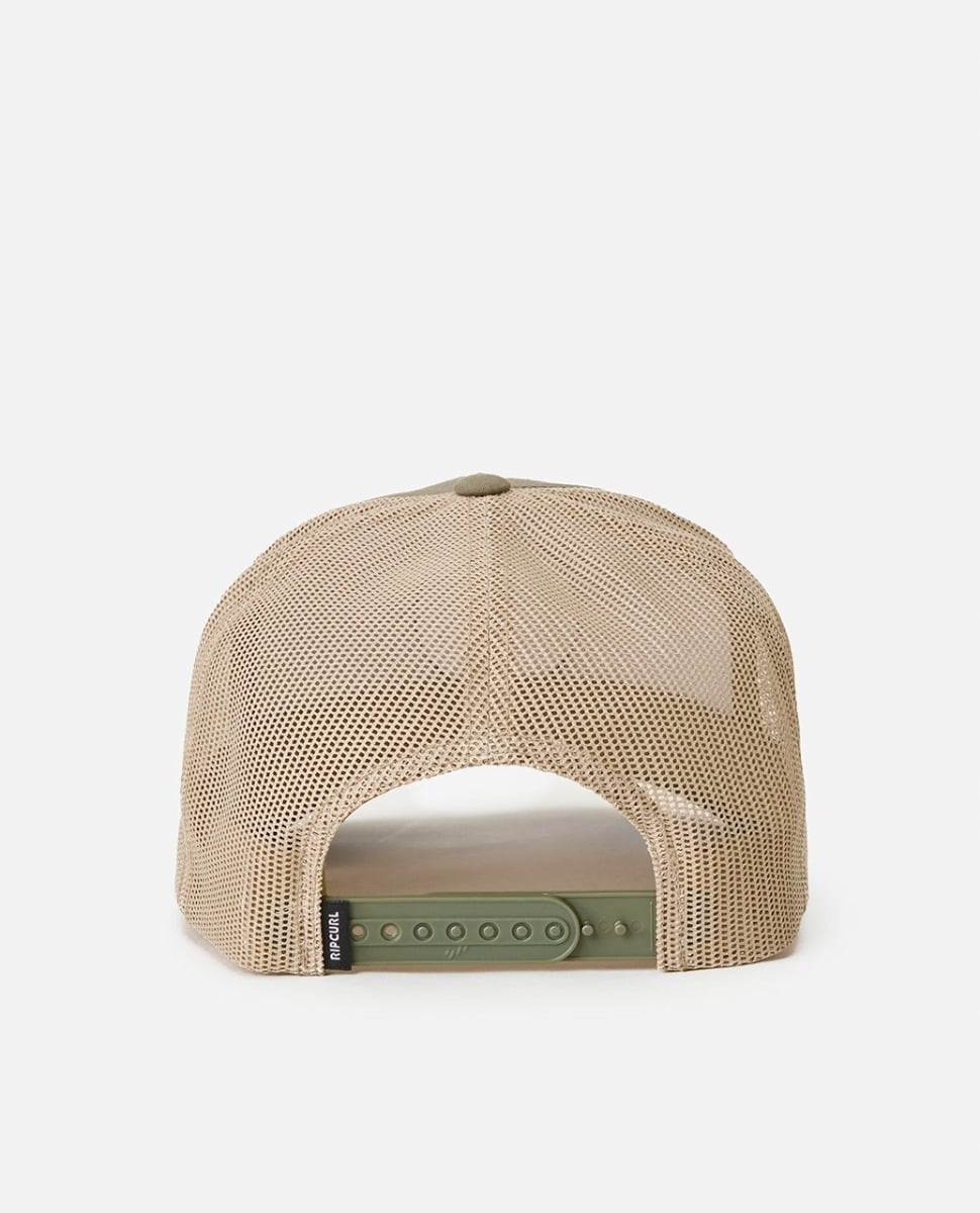 Rip Curl Wetsuit Icon Trucker Cap - Dusty Olive