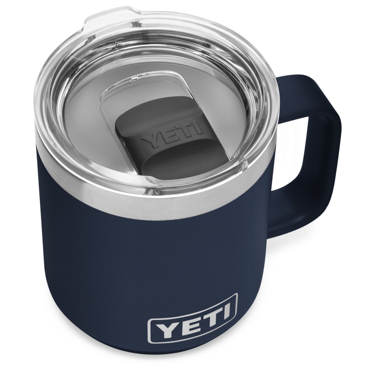Yeti Rambler 10oz Stackable Mug with DuraSip Ceramic Lining & MagSlider Lid - Navy