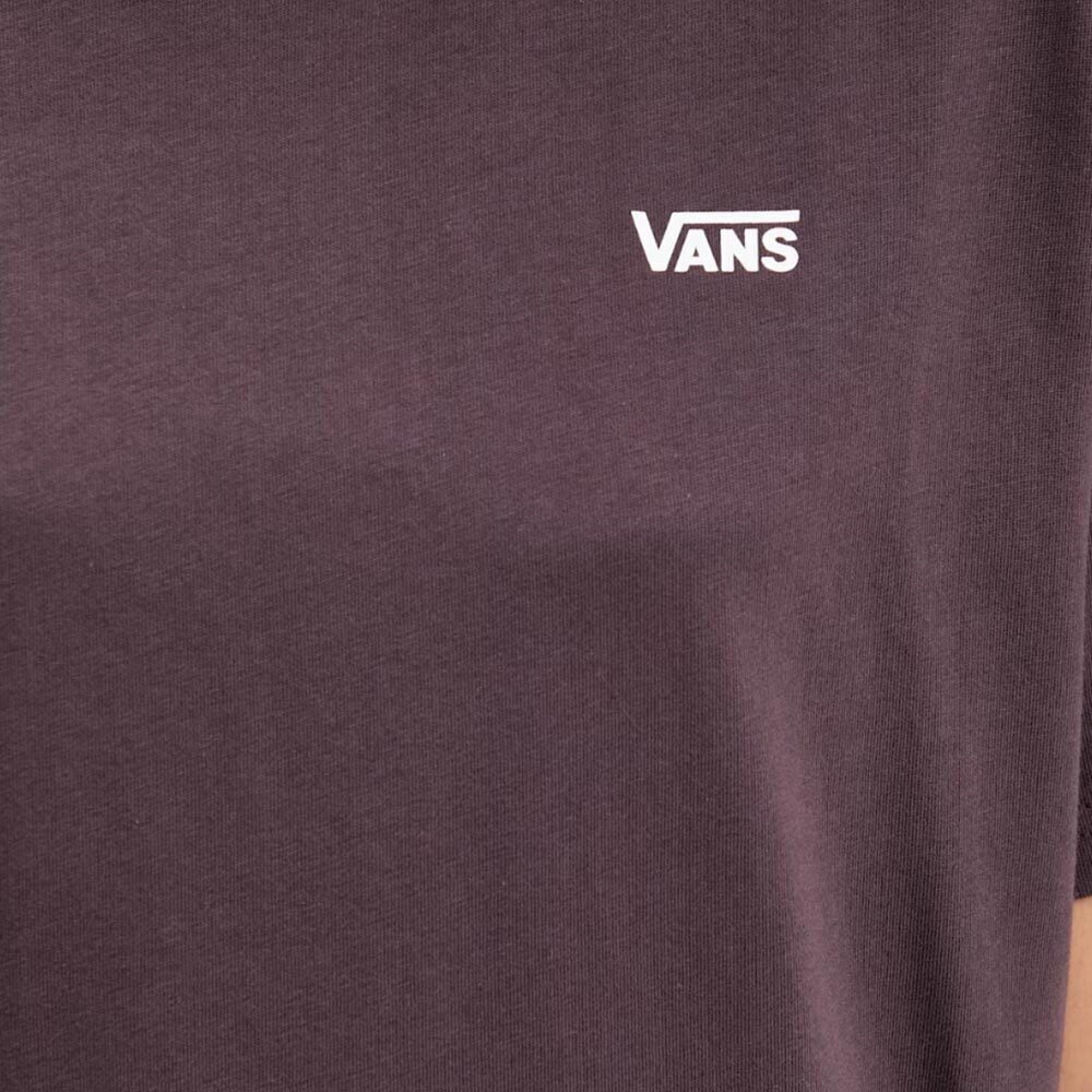 Vans Womens Left Chest Logo Tee - Dark Port