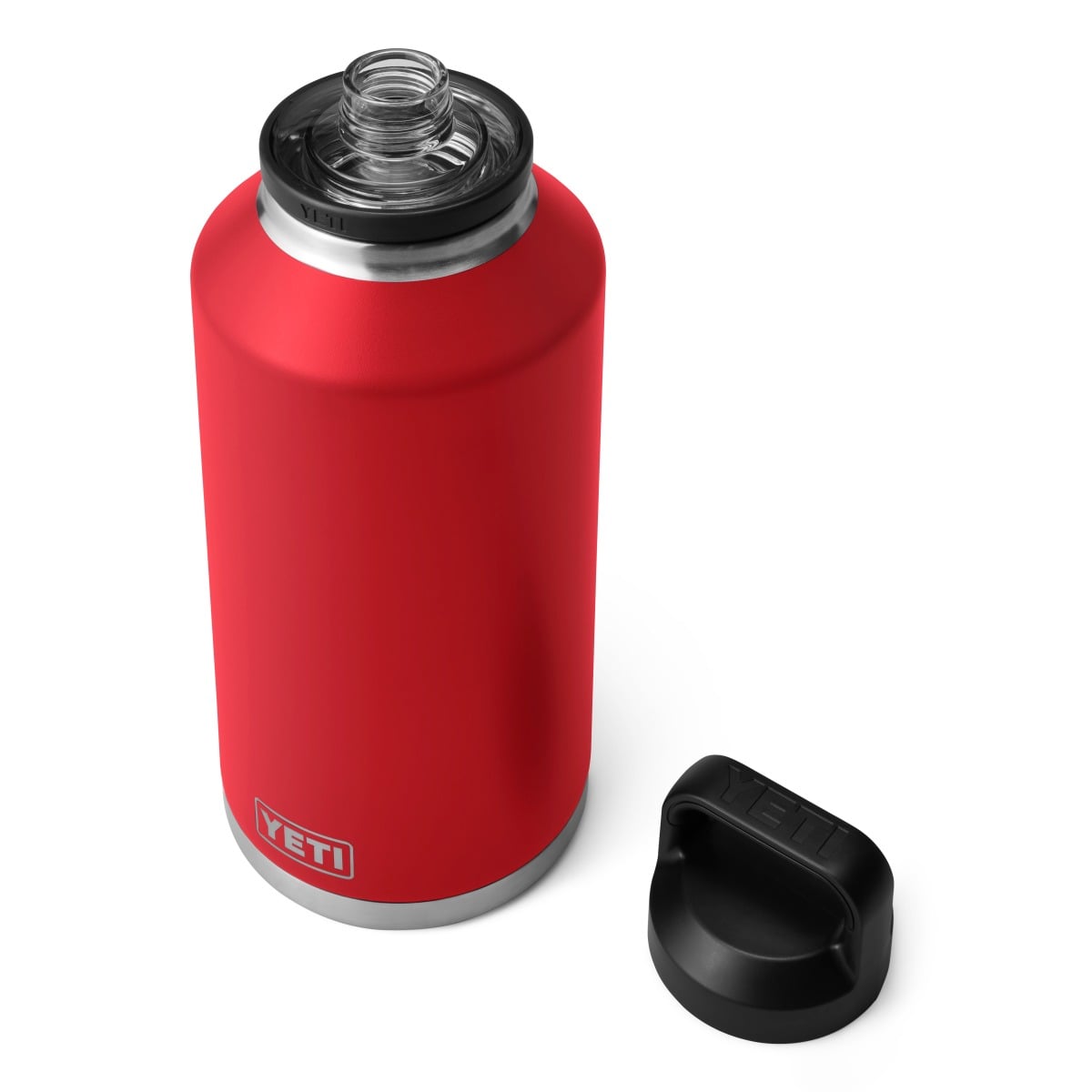 Yeti Rambler 64oz Bottle With Chug Cap - Rescue Red