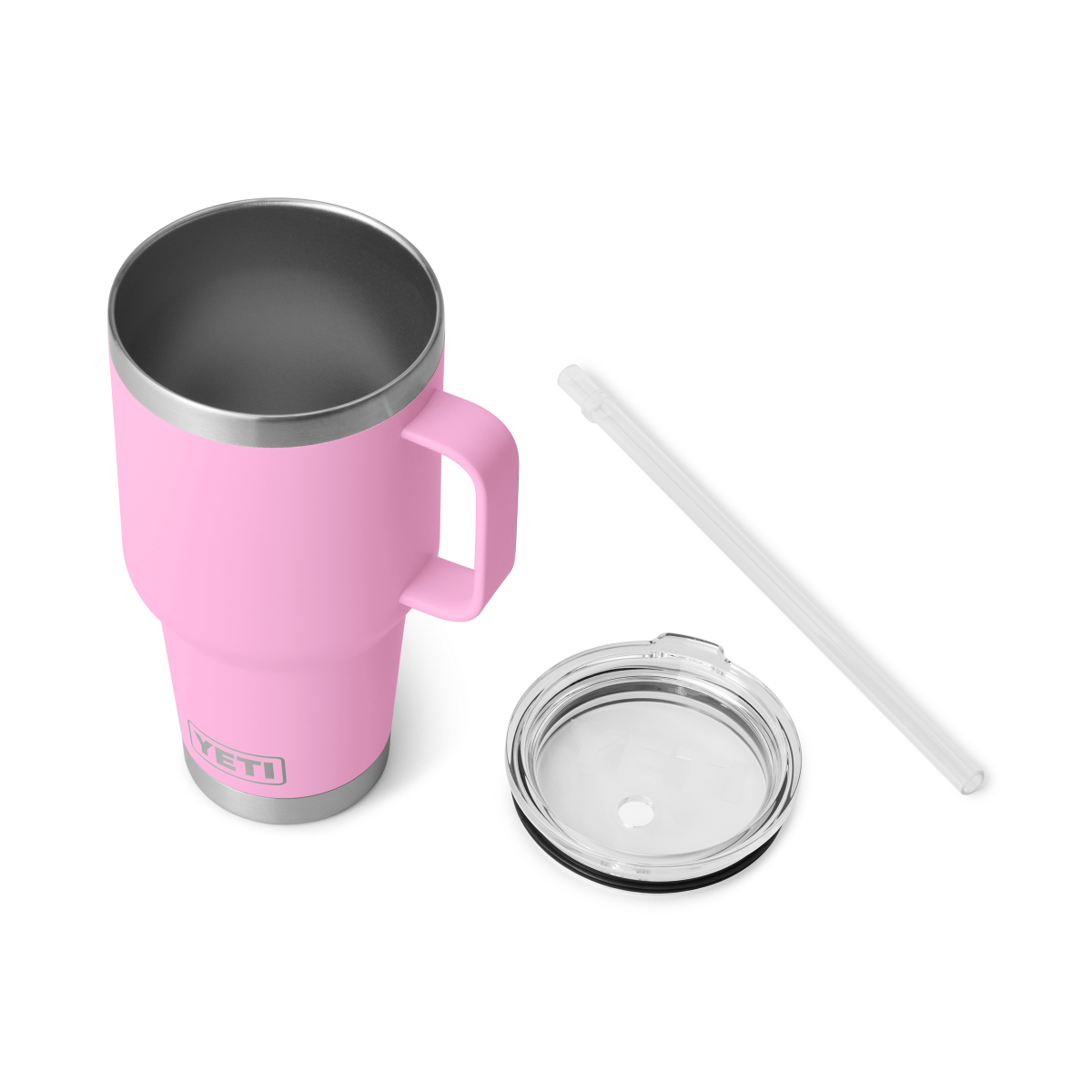 Yeti Rambler 35oz Straw Mug with Straw Lid - Power Pink