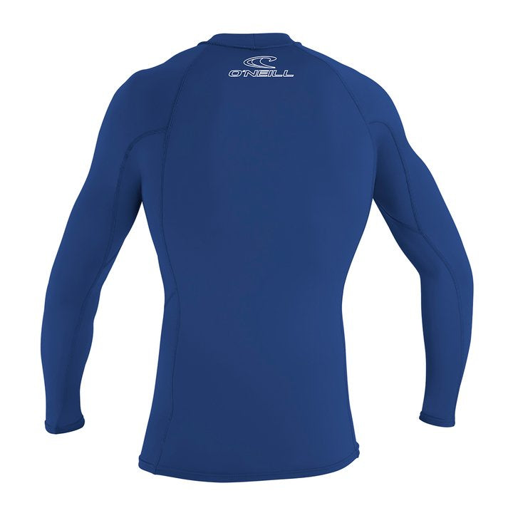 O'Neill Mens Basic Skins Long Sleeve Rash Vest
