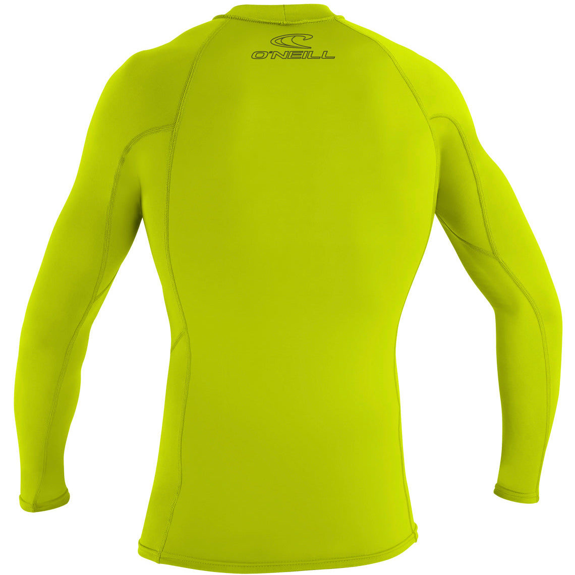 O'Neill Basic Skins Long Sleeve Rash Guard (Medium) SAMPLE - Lime