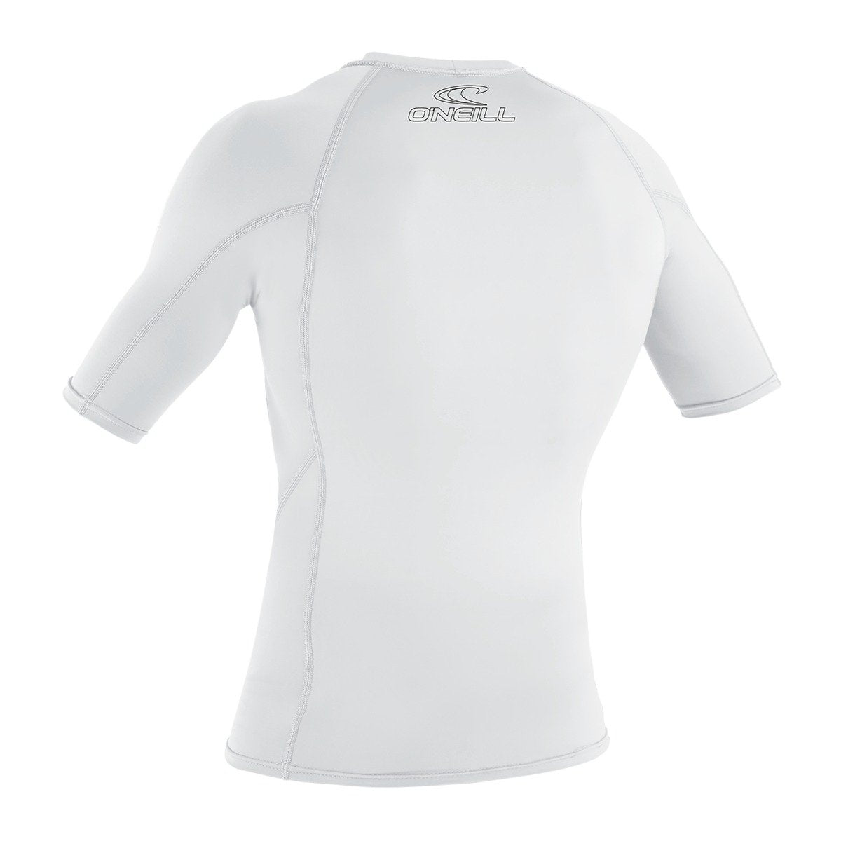 O'Neill Youth Basic Skins Short Sleeve Rash Vest - White
