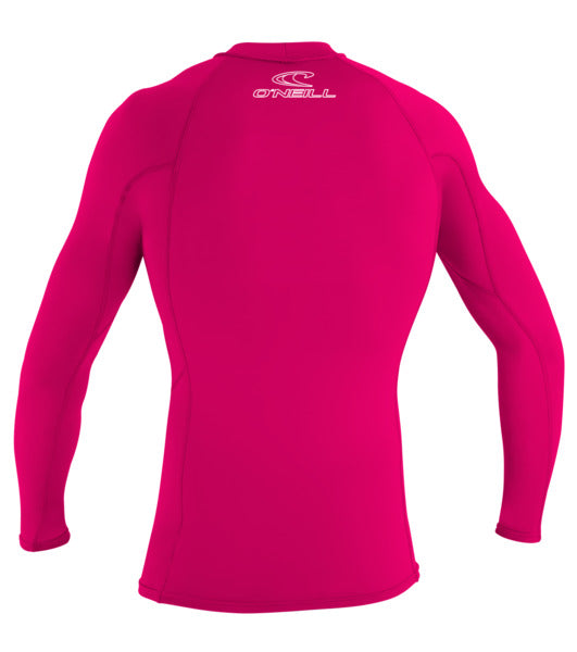 O'Neill Kids Watermelon Pink Rash Vest - Performance fit - 2016 - Long Sleeve b