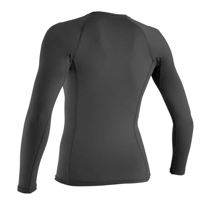 O'Neill Women's Basic Skins Long Sleeve Rash Guard - Black