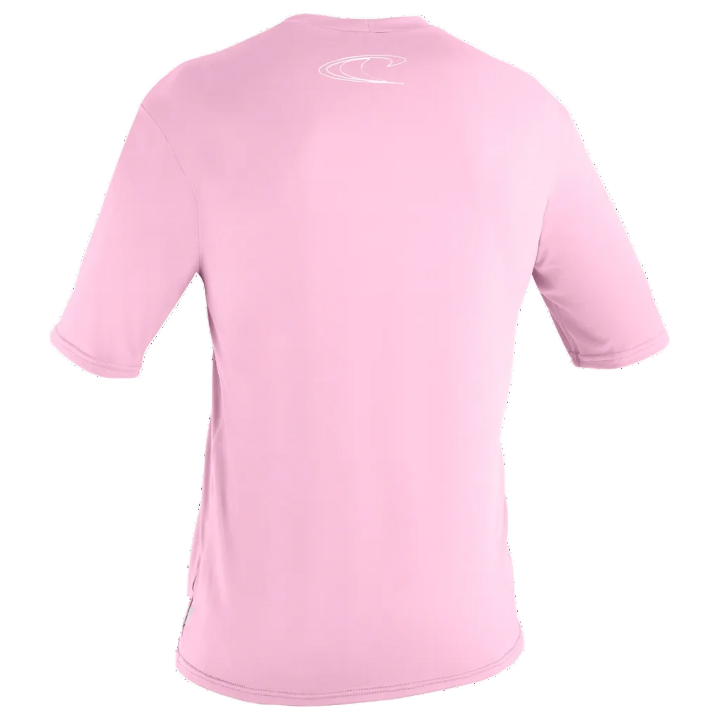 O'Neill Basic Skins Womens Short Sleeve Sun Shirt (Medium) SAMPLE - Pink