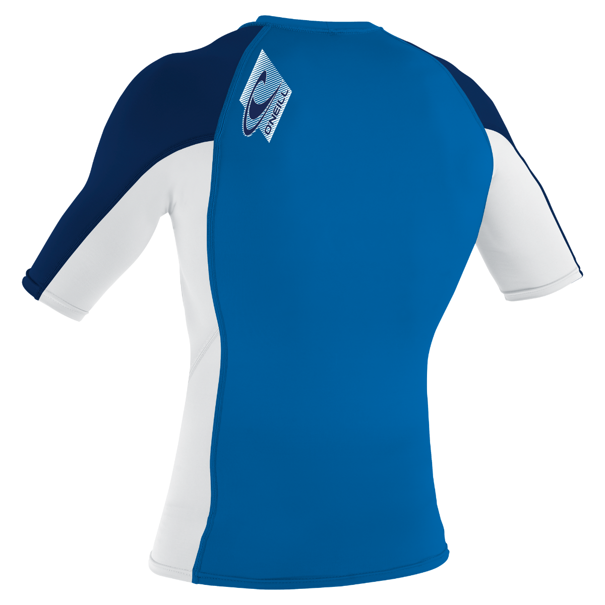 O'Neill Premium Skins Youth Short Sleeve Rash Guard - Ocean / White / Navy