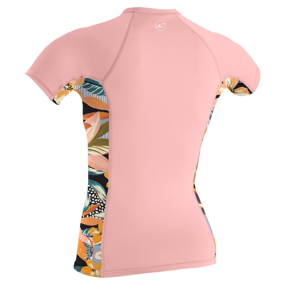 O'Neill Girls Premium Skins S/S Rash Guard - Peony/Demi Floral