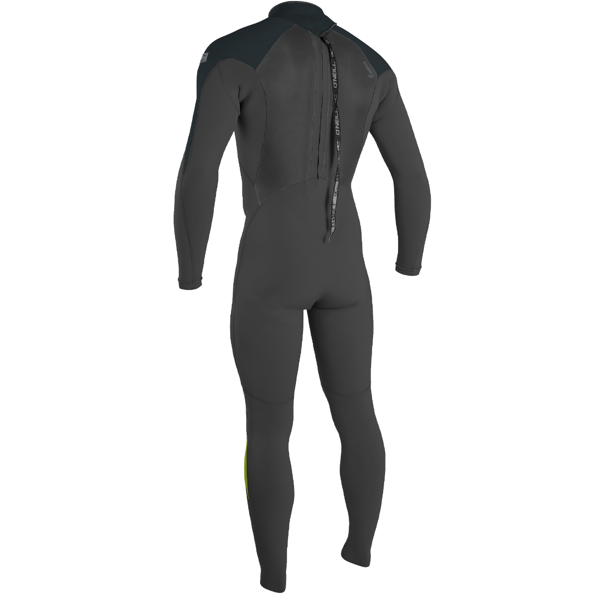 O'Neill Epic 4/3mm Back Zip Wetsuit 2022 - Black/Gunmetal - Back