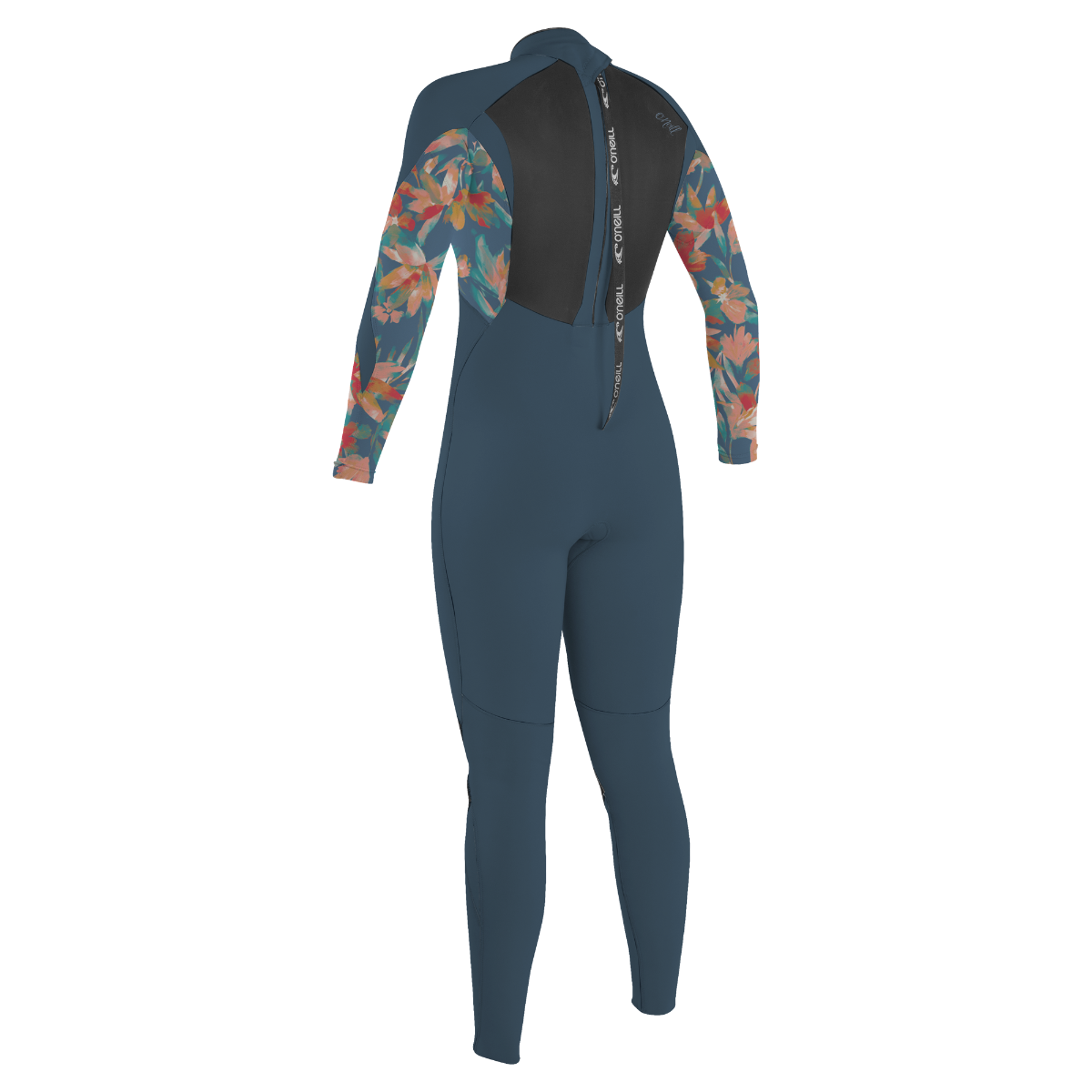 O'Neill Women's Epic 3/2mm Back Zip Summer Wetsuit 2025 - Copenblu/Painted Tropics