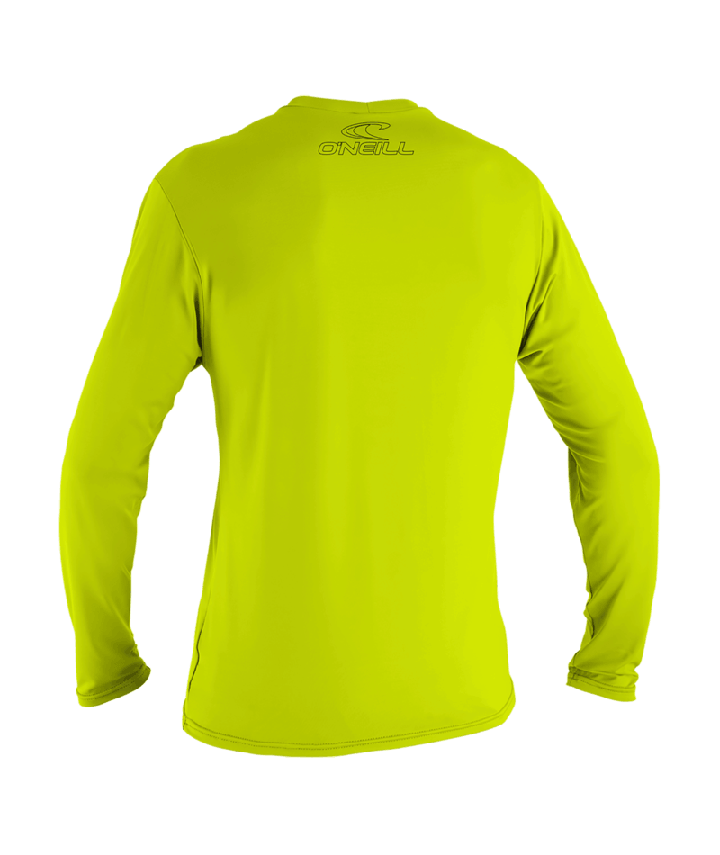 O'Neill Youth Basic Skins Long Sleeve Sun Shirt (Age 12) SAMPLE - Lime