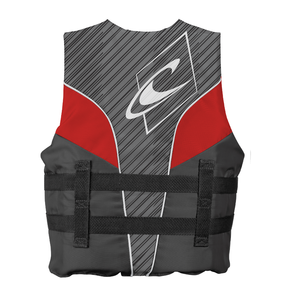 O'Neill Youth Superlite CE Vest (Age 12) SAMPLE - Smoke/Graphite/Red/White