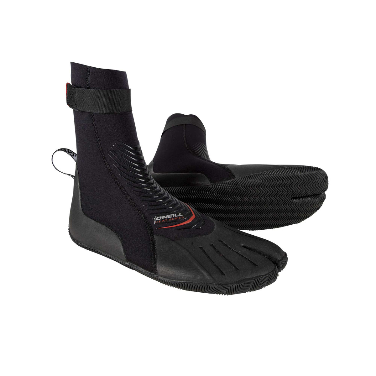 Chaussons de combinaison O'Neill Heat 3 mm à orteil séparé - Black