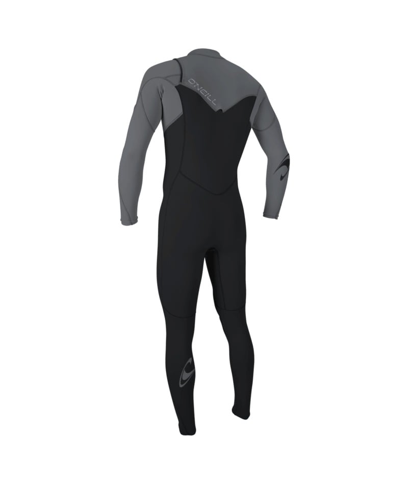 O'Neill Hammer 3/2mm Chest Zip Wetsuit (Medium) SAMPLE - Tempered Steel/Smoke/Smoke