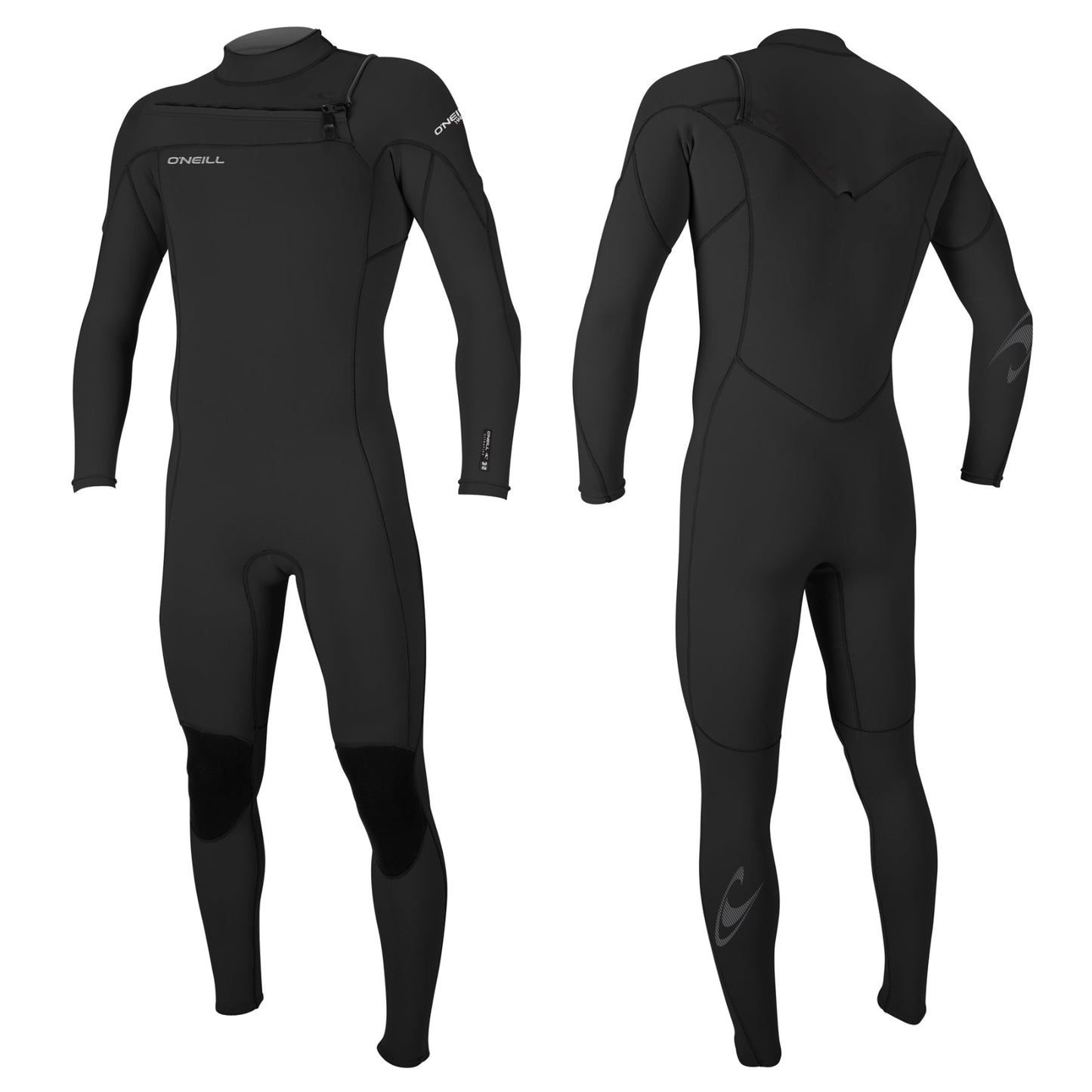 O'Neill Hammer 3/2mm Chest Zip Men's Wetsuit 2026 - Black
