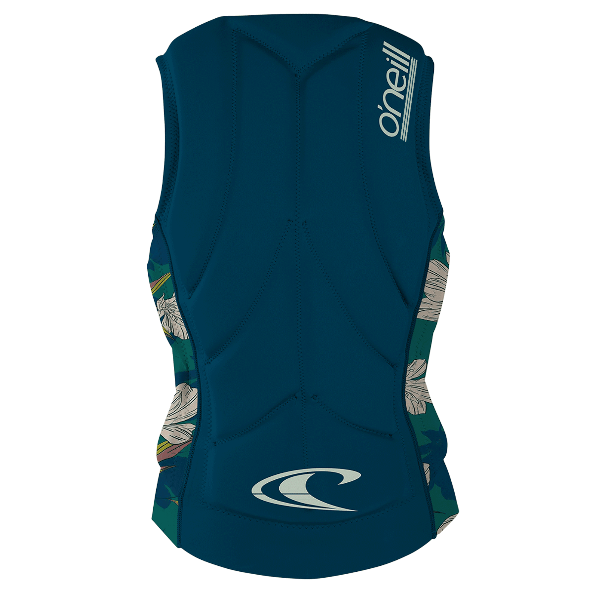 O'Neill Slasher Comp Womens Impact Vest - French Navy/ Bridget - Back