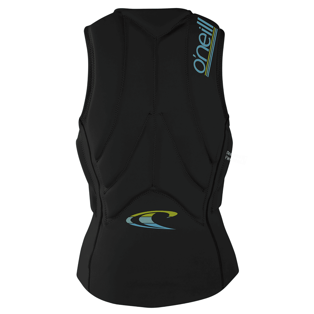 O'Neill Womens Slasher Wind Vest (UK 10) SAMPLE - Black/Black/Black