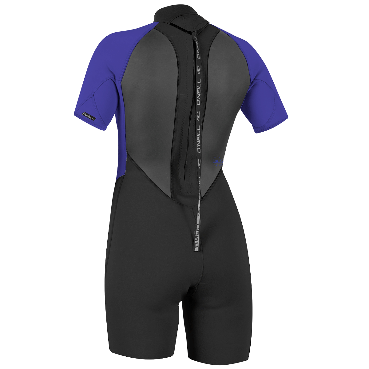 O'Neill Reactor II 2mm Womens Shorty Wetsuit - Black/Colbalt - Back