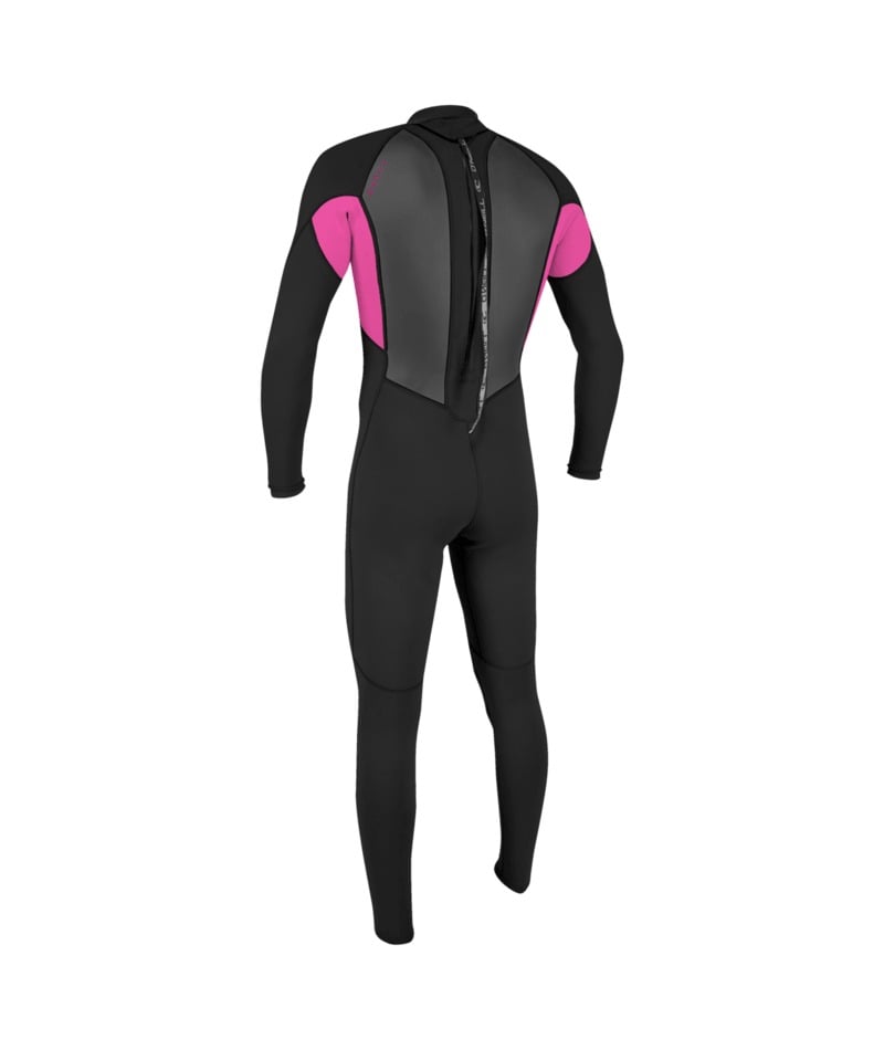 O'Neill Youth Reactor-2 3/2mm Back Zip Summer Wetsuit 2026 - Black / Berry