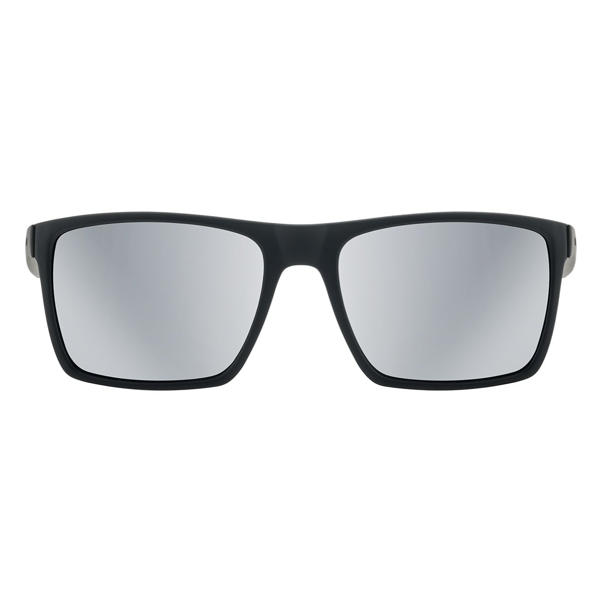 Dirty Dog Volcano Sunglasses - Satin Black / Grey / Silver Mirror Polarised
