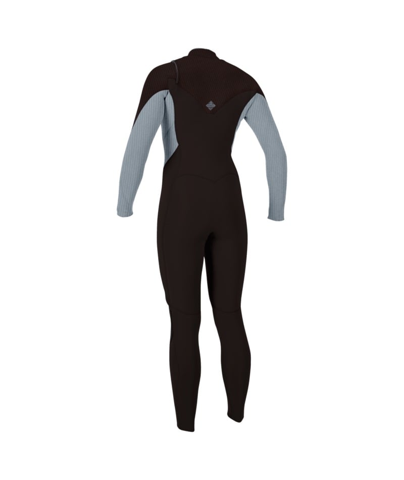 O'Neill Womens Hyperfreak 3/2+mm Chest Zip Summer Wetsuit 2026 - Arabica / Tradewinds
