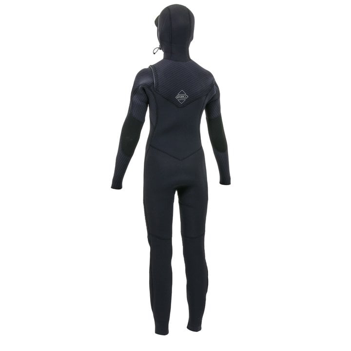 O'Neill Hyperfreak 5/4+mm Hooded Youth Wetsuit - Back