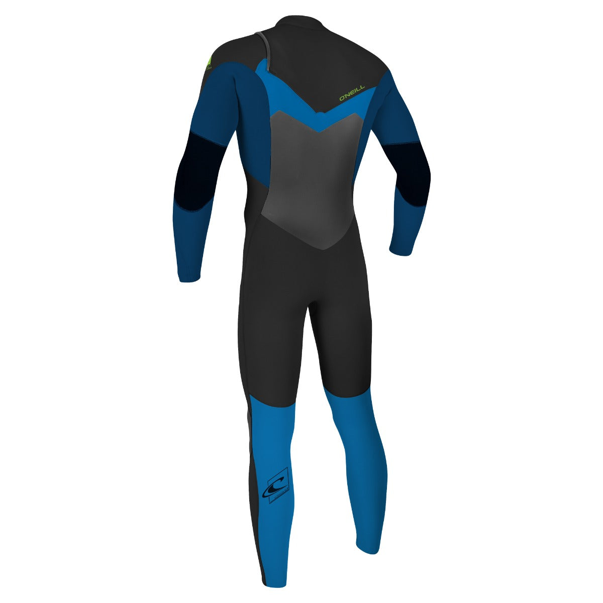O'Neill Youth Epic 3/2mm Chest Zip Wetsuit - Black/Blue