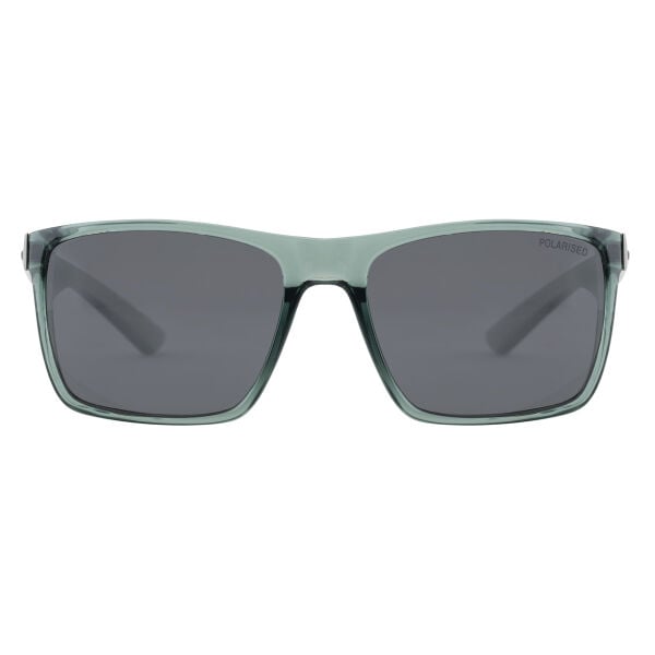 Dirty Dog Volcano Sunglasses - Crystal Light Green / Grey Polarised