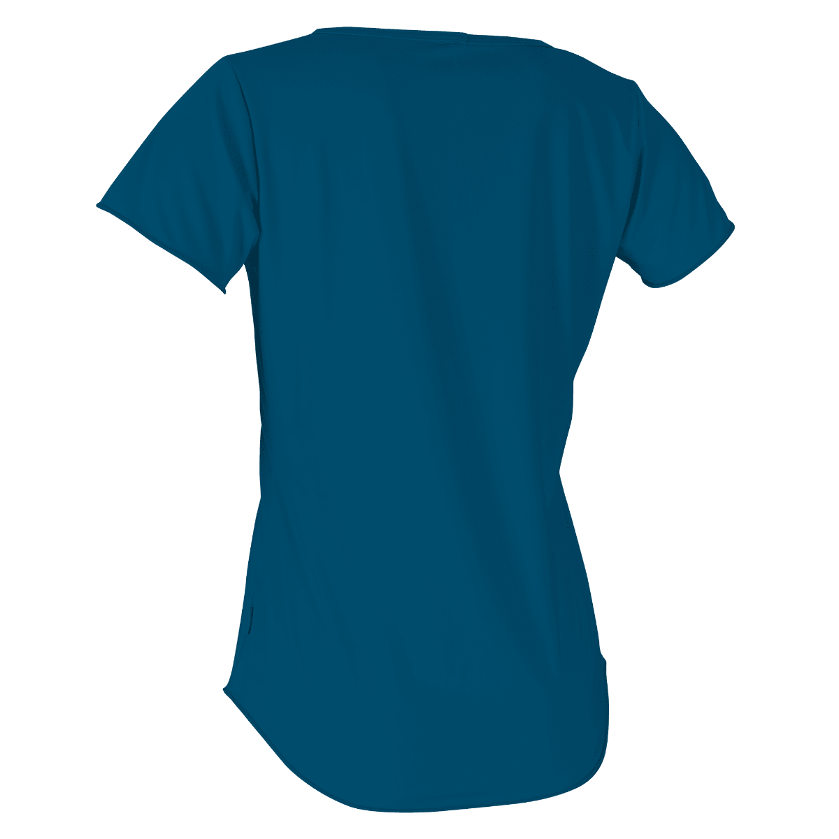O'Neill Graphic Womens Short Sleeve Scoop-Neck Sun Shirt - French Navy - Back