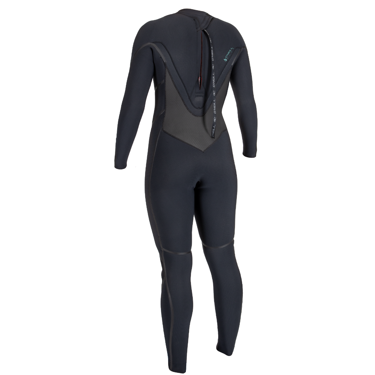 O'Neill Psycho Tech 5/4+mm Womens Back Zip Wetsuit - Black - Back