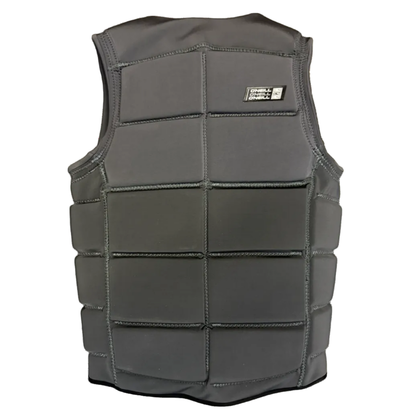 Impact vest in green with black logo on a white background.