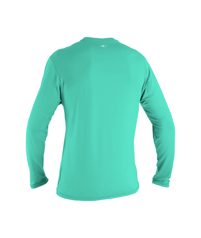 O'Neill Basic Skins Girls Long Sleeve Sun Shirt - Light Aqua