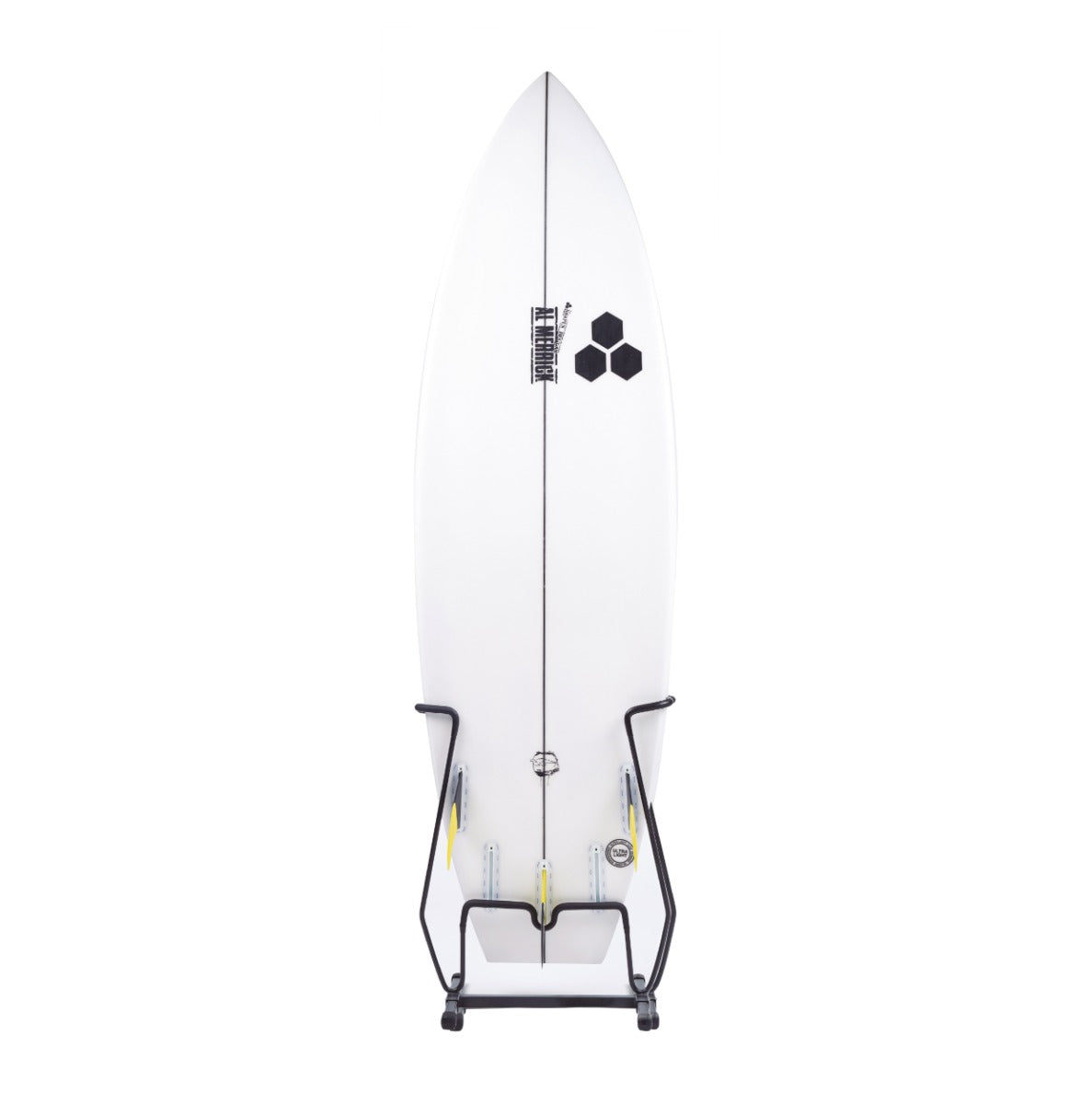 Surflogic Free Standing Single Surfboard Rack (Fin Support) - Black