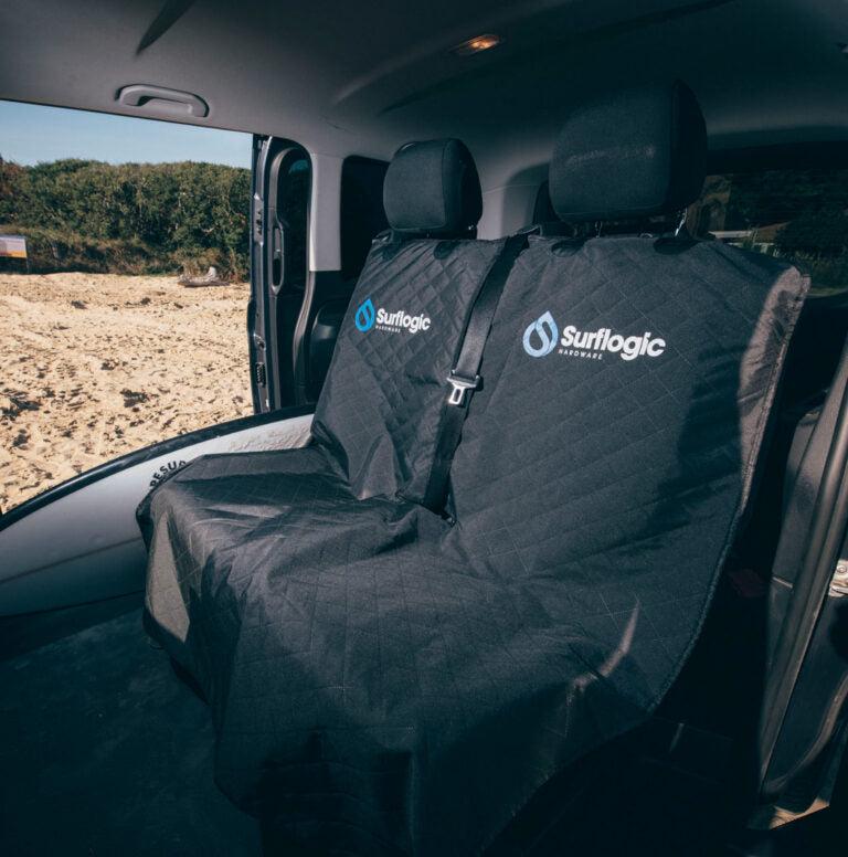 Surflogic Double Universal Car Seat Cover - Black - Life Style