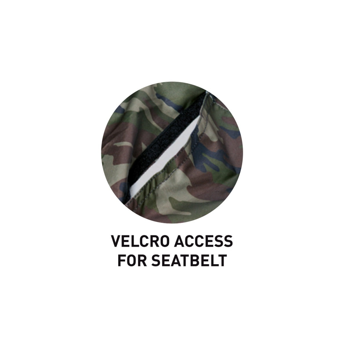 Surflogic Double Waterproof Car Seat Cover - Camo - Feature