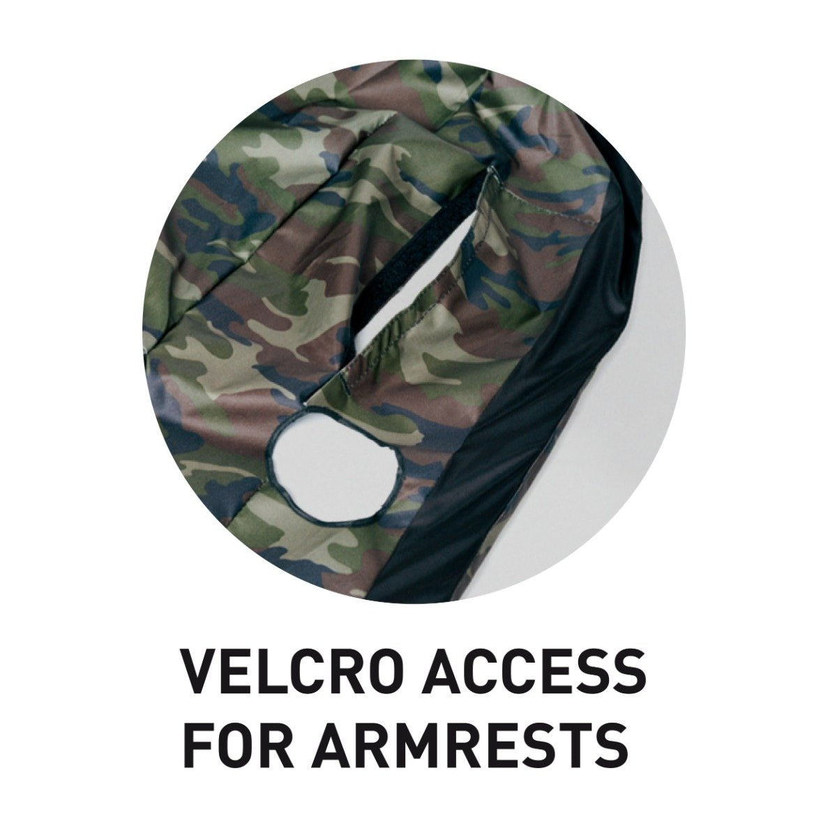 Surflogic Waterproof Single Car Seat Cover - Camo - arm