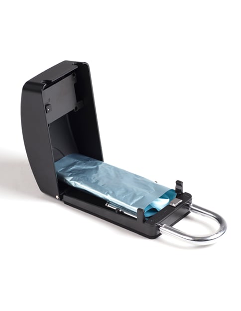 Surflogic Aluminum Car Key Storage Pouch - open