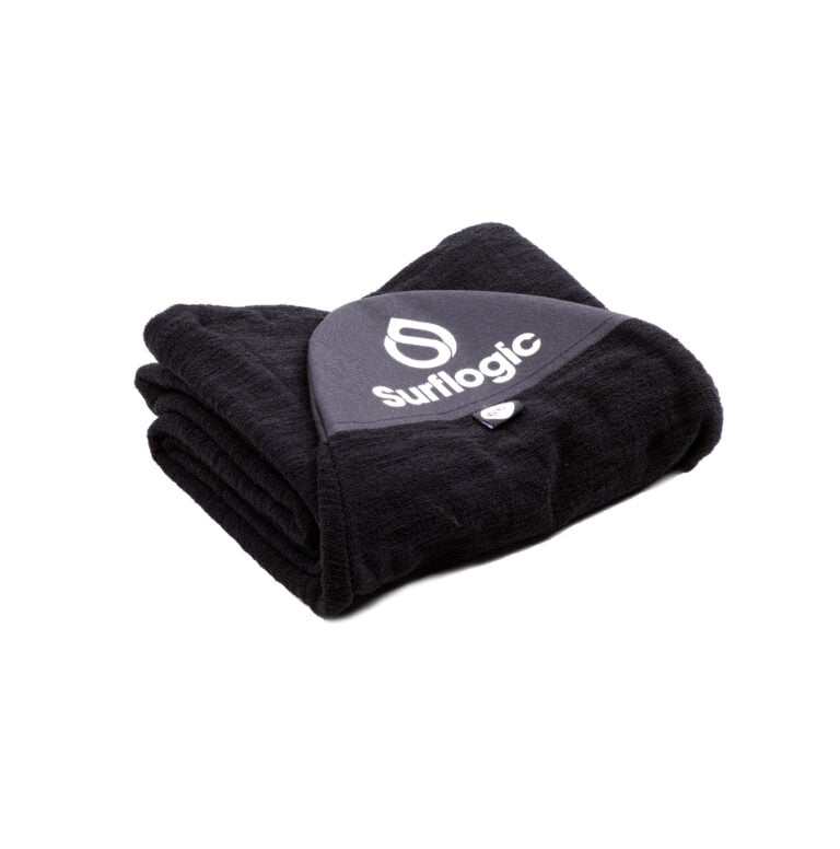Surflogic Stretch Board 5'8" Fish/Hyrbid Cover - Black - Folded