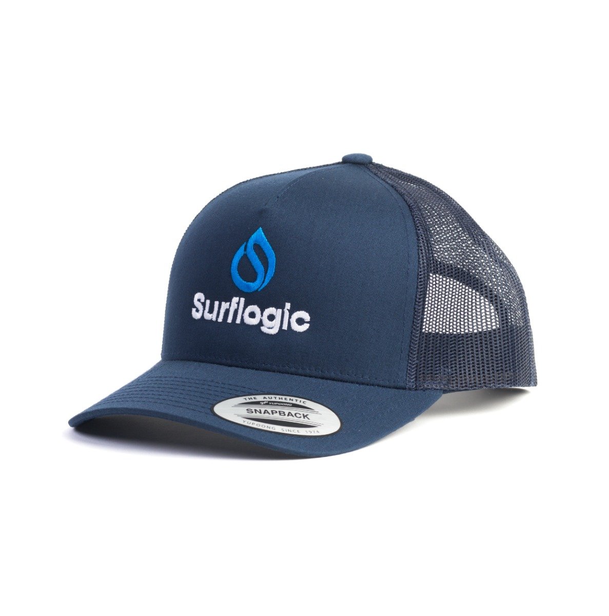 Surf Logic Curve Trucker Cap - Navy - Full View