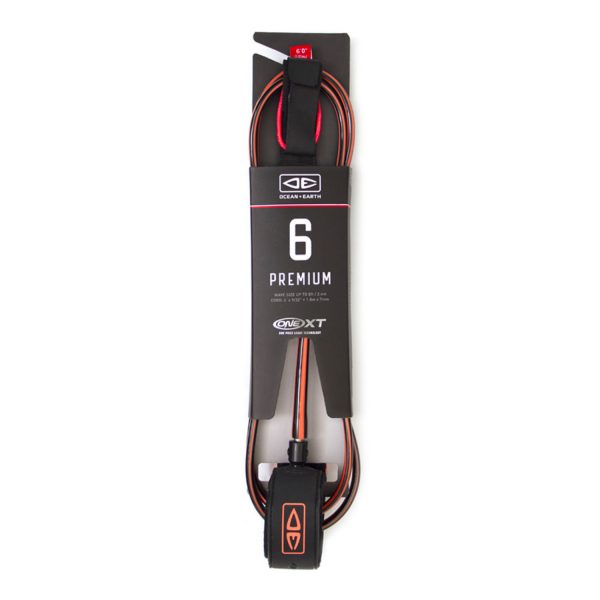 Ocean & Earth Premium OneXT 6ft Surfboard Leash